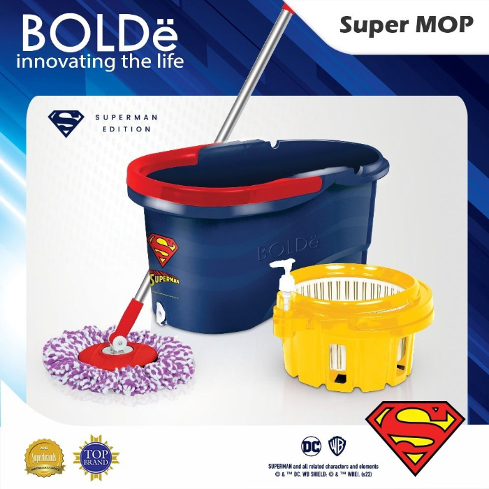Bolde Super MOP Alat Pel Lantai Superman Edition